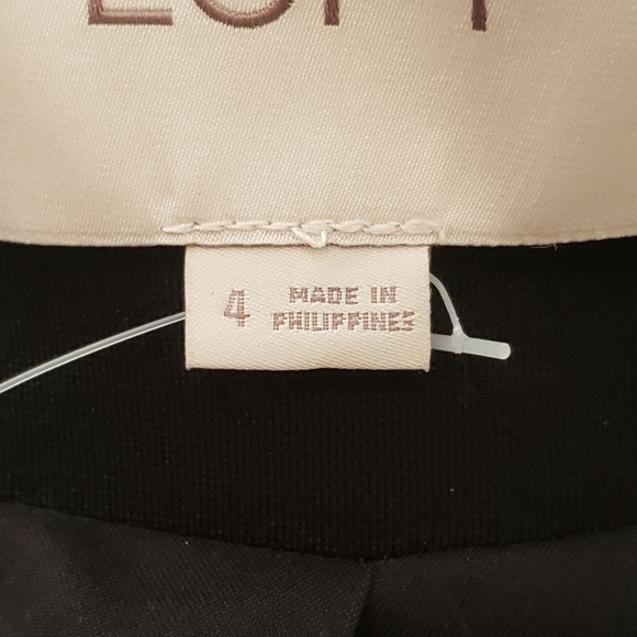 Ann Taylor Loft black eyelash sequin jacket 4 NWT - Picture 6 of 8